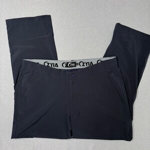 Zyia Active Men’s Navy Blue Pants Comfort Waistband Size Medium